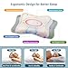 Cervical Pillow for Neck Pain Relief, Ergonomic Neck Pillow Side Sleeper Pillow for Adults, Cooling Contour Memory Foam Pillows for Sleeping, Orthopedic Bed Pillow for Side Back Stomach Sleepers