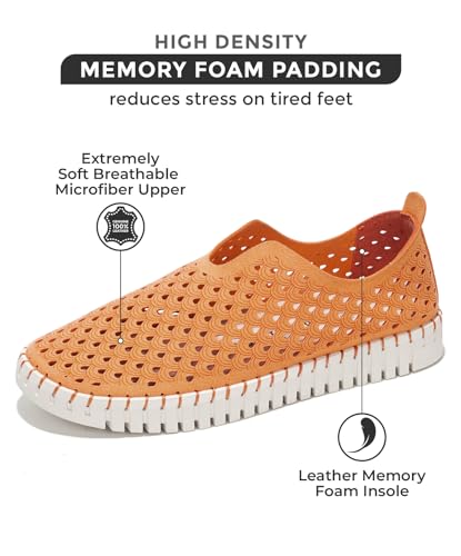 Image of Project Cloud Womens Shoes - Lightweight Summer Loafers for Women with Memory Foam Insole - Stylish & Comfortable Womens Loafers - Perfect Spring Shoes for Women 2026 (Lily)