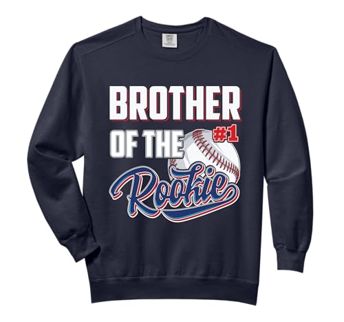 Brother of Rookie 1 Years old Team 1st Birthday Baseball