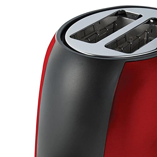 Torradeira Oster Aço Inox, 220V, Vermelho,800W, TSSTTJC5BBKR