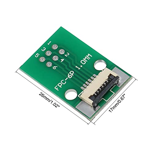 MECCANIXITY FFC FPC 6 Pin y 10 Pin Adaptador PCB 1 Set miniatura 3