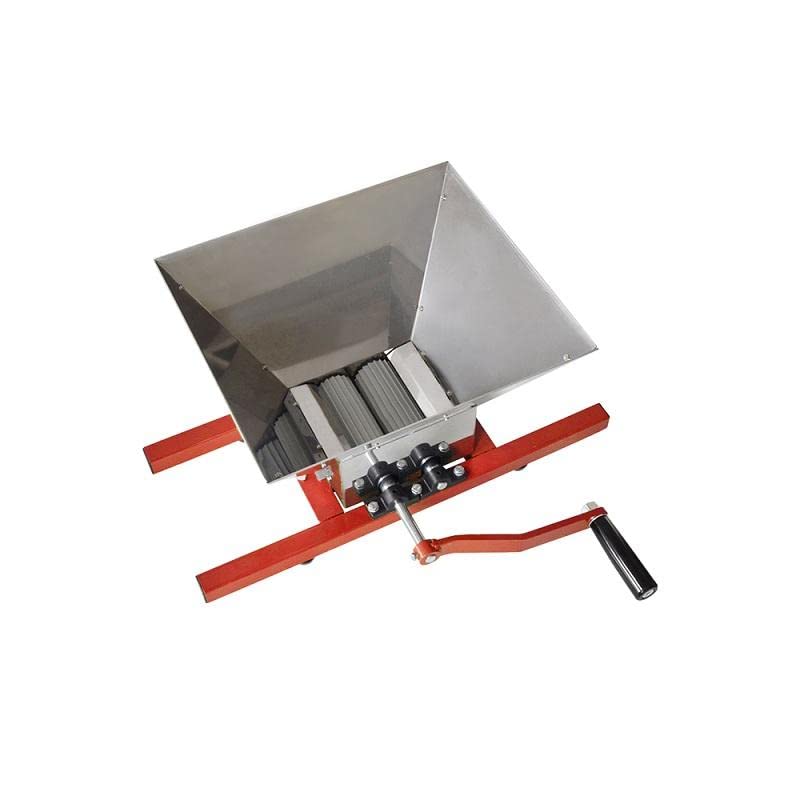 Frantoio Per Mele E Frutta In Acciaio Inox 7 Litri - Con Volano E Supporto | Per Fare Vino E Sidro - Foto 2