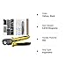 Qibaok Crimping Tool Kit Dupont Ratcheting Crimper Plier Set with 460pcs 2.54mm JST-XH Connectors and 1550PCS 2.54mm Dupont Connectors