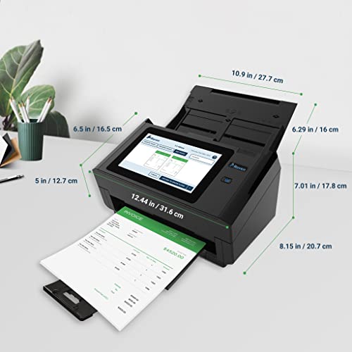 Raven Pro Document Scanner - Huge Touchscreen, High Speed Color Duplex Feeder (Adf), Wireless Scan To Cloud, Wifi, Ethernet, Usb, Home Or Office Desktop #TOP5