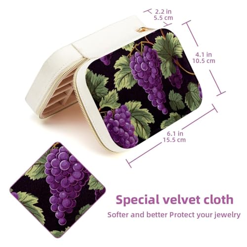 Boîte à bijoux double couche pour bagues boucles d'oreilles et colliers - 6