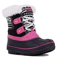 LONDON FOG Girls Toddler Tottenham Cold Weather Snow Boot