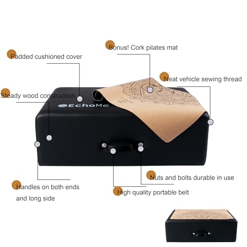 EchoMe-Pilates-Reformer-Sitting-Box-Pilates-Reformer-Accessory-for-Exercises