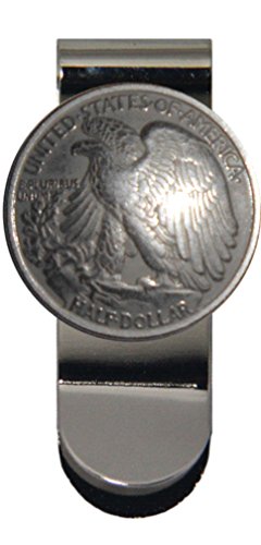 Custom Walking Liberty Half Dollar Tails Money Clip