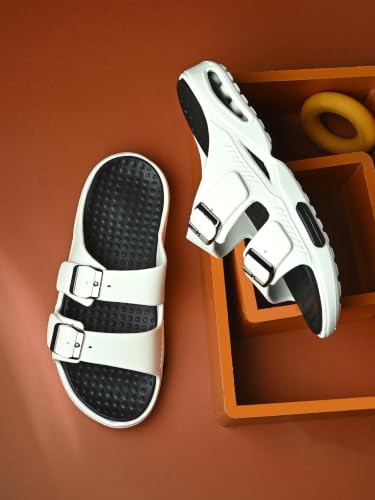 Image of SLIPOVER Dangal Men Flip Flops with Soft Cushion Sole | Slip On Wear | Upper EVA Lightweight, Combortable, Durable Stylish Chappal Indoor & Outdoor | Soft EVA Slides
