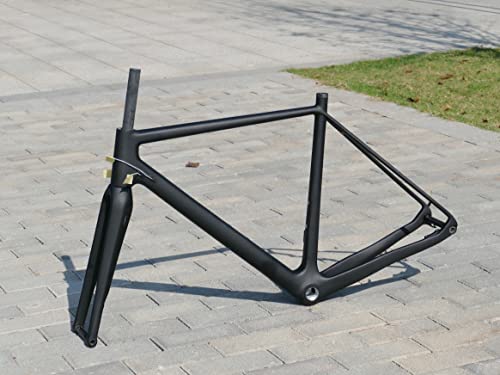 Full Carbon Cyclocross Bike 58Cm 56Cm 54Cm 52Cm 49Cm Frame + Fork + 2 * Axles + Headset + Clamp 31.8Mm + Hanger (58Cm) #TOP4