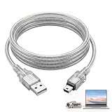HoxzoDa Câble Adaptateur USB vers FireWire IEEE 1394 avec Connecteur iLink 4 Broches, Compatible avec DCR TRV75E DV Caméscopes, Câble de Transmission pour Données et Vidéos