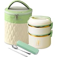 304ステンレス鋼 保温弁当箱 3段*2 楽天市場】スープ容器 保温 ステンレスランチジャー 2段 3段