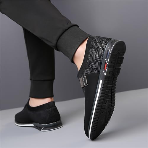 Image of Veslesth Men Casual Shoes Sneakers Loafers Comfort Walking Shoes Fashion Driving Shoes Luxury Leather Shoes for Male Business Work Office Dress Outdoor