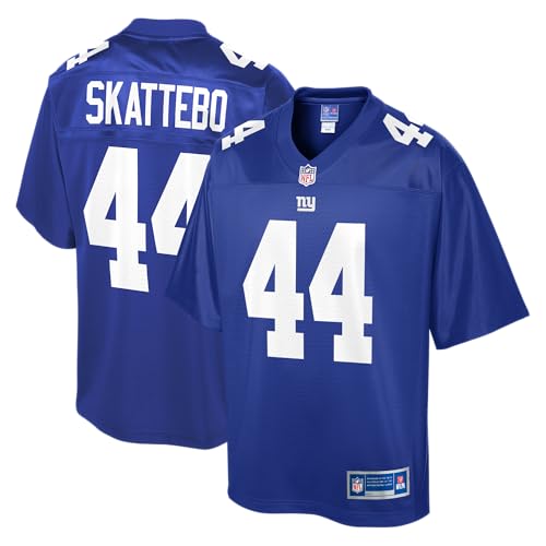 NFL PRO LINE Mens Cam Skattebo Royal New York Giants Team Jersey