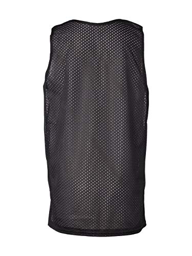 Badger Sport Black/White Youth Small Reversible Mesh Tank Top Jersey Uniform3