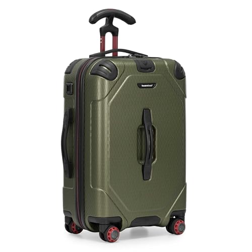 Traveler's Choice Maxporter II 22" Hardside Polycarbonate Spinner Carry-On Luggage,
