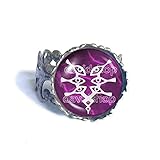 Handmade Fashion Jewelry Awakening Symbol Fire Emblem Grima Ring Cosplay White