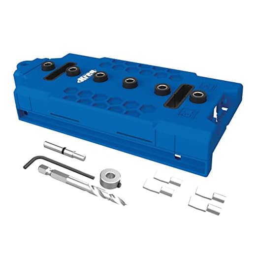 Kreg KMA3225 Shelf-Pin Jig 1/4" (6 mm) - Shelf Pin Drilling Jig - Create Perfect Holes for Wobble-Free Shelves - Drill Guide for Straight Holes