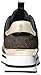 Michael Kors Women's Raina Trainer, Black/Brown, 8.5