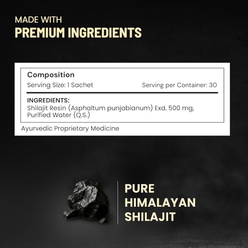 Image of Anecdote Pure Himalayan Shilajit Resin Cards 500mg | Boosts Stamina | Increases Productivity | 75% Fulvic Acid, 85+ Trace Minerals | No Added Sugar | Pack of 30