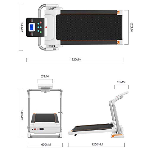 Image of Treadmills,Mini Silent Electric Walking Machine Free Installation Folding Treadmill,Household Intelligent Walking Machine,Indoor Fitness Equipment