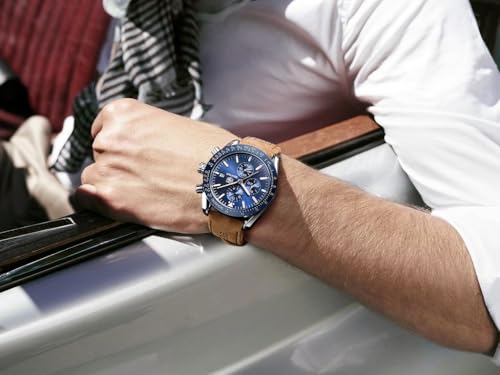Miniatura 2 de BENYAR Relojes Hombre Analógico Cronografo Impermeable Luminoso Fecha Reloj Pulsera Hombre Negocios Casual Relojes Elegante Regalo para Hombre