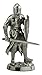Ebros Medieval Crusader Swordsman Knight Statue 7.5