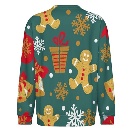 MoBlinko Mens Sweater Christmas Red Candy Sweaters for Men Crew Neck Sweater for Men Lightweight Pullover3