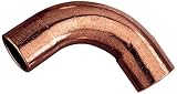 codo 90 grados cobre 3/4 Presión de uso: 5 bares Boutt 3141675 - Codo para canalones (90, cobre, dimetro de tubo: 22)
