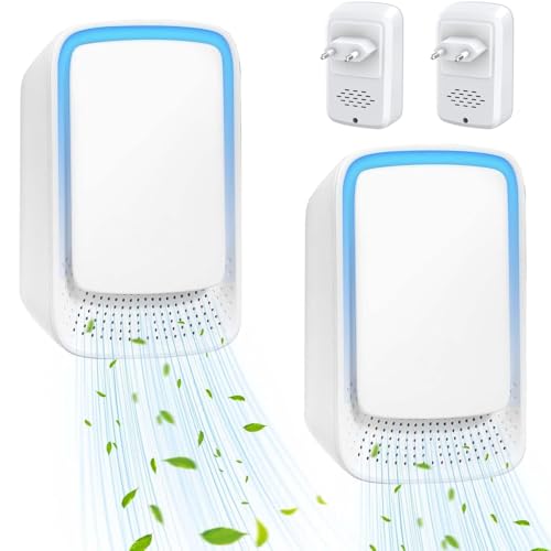 Purificador de Aire, 2Pcs Mini Purificador de Aire de Iones Negativos, Silent Air Purifier con Luz LED, Air Purifier Antitabaco para Dormitorio/Sala de Mascotas/Oficina, Cubre Hasta 15m2 (Blanco) Purificador de Aire, 2Pcs Mini Purificador de Aire de Iones Negativos, Silent Air Purifier con Luz LED, Air Purifier Antitabaco para Dormitorio/Sala de Mascotas/Oficina, Cubre Hasta 15m2 (Blanco)