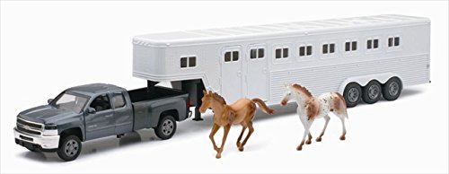 horse trailer and truck toy