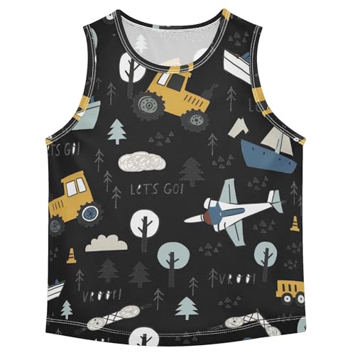 Baby Boys Tank Top Quick Dry Kids Sleeveless Shirt Sports Outdoor
