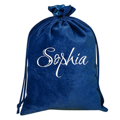 IBLUCTRY Personalisierter Weihnachtsmann-Sack, personalisierbar, mit...