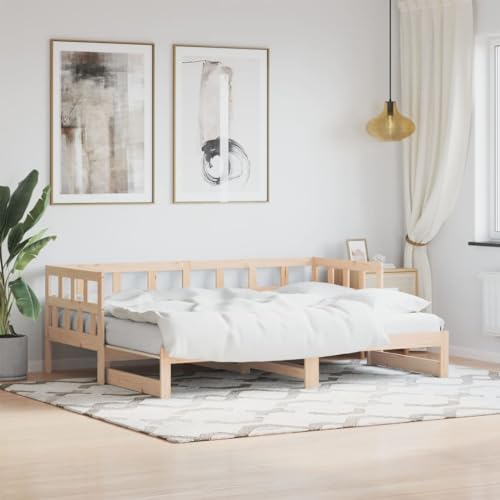 LAPOOH Sofá Cama Nido Madera Maciza de Pino 90x200 cm, Estructura de Cama, Sofas De Salon, Sofa Relax, Sofa Bed, Base De Cama, Marco De Cama, Somier - 836204