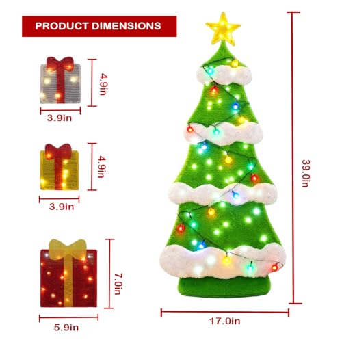3ft 2D Christmas Tree Outdoor - image 2