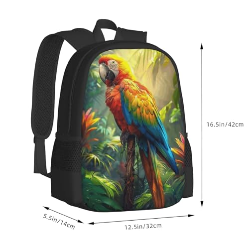 Travel Backpack Pink Leopard,Panther 17In Lightweight Casual Daypack for Business Men Women3