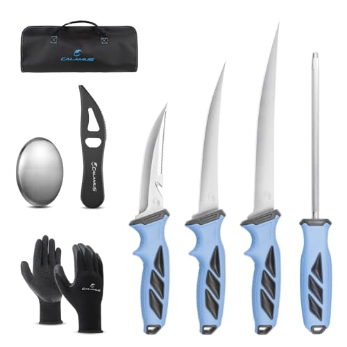 Calamus SwiftGlide Fillet Knife Kit Combo, Fishing...