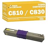 Contenido: 1 Cartucho de Toner OKI C810 / C830 Amarillo Compatible