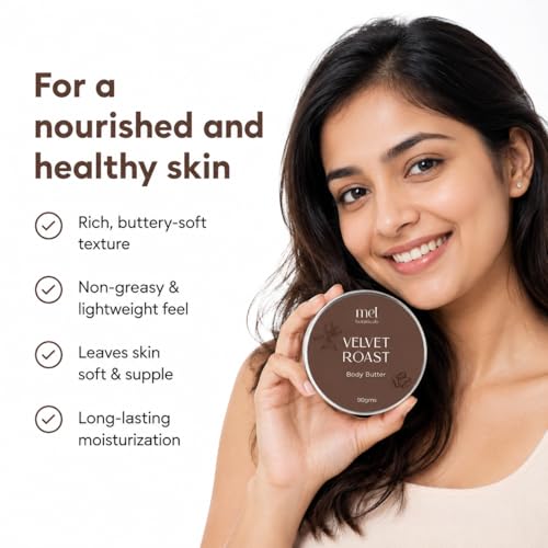 Image of Velvet Roast Body Butter | Enriched with Vanilla, Coffee Oil & Shea Butter | Deep Hydration, Lightweight | No synthetic fragrances, Non-greasy | Suitable for Dry, Combination Skin, 90gm
