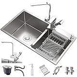 ensemble salle de bain double vasque castorama Le design à double installation permet des options d'installation flexibles. Le plateau extra épais (3 mm) s'adapte parfaitement à l'ouverture de votre plan de travail existant, assurant un maximum de commodité. Gagnez du temps et des efforts lors des rénovations. Alternativement, l'installation standard sous montage est parfaite pour les nouvelles configurations. Profitez de la polyvalence sans compromettre la qualité.