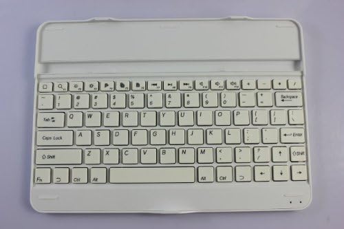 XKTTSUEERCRR Bluetooth Keyboard Dock Case For Samsung Galaxy Tab Note 10.1 2014 Edition P600 Silver with White Keys