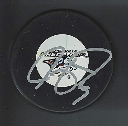 Jason Arnott Signed Nashville Predators Puck - Autographed NHL Pucks