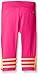 adidas Little Girls' Active Capri Tight Legging, Pink, 5