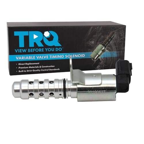TRQ Exhaust (Rear) Variable Valve Timing Solenoid Compatible with 2007-2014 Nissan Versa 2014 Versa Note