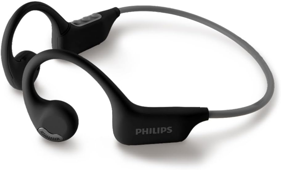 PHILIPS On-Ear Wireless Sports Headphones | True Wireless Earbuds | Powerful Bass with 6mm Driver | AI Microphone | 15 Hours Battery Life | Ergonomic Design for Comfort
