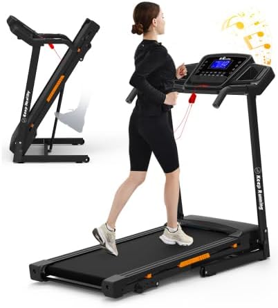 Caminadora Eléctrica Plegable Spollowe 3.5HP, Inclinación, 330LBS