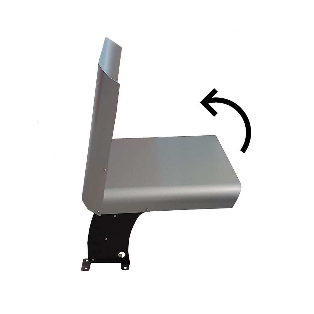 Refugio Robot cortacésped multimarca ROBOT PROTECT B 65x65x40cm| Resistente a la Intemperie + protección UV | Patas de Acero Inoxidable | Material de Montaje Incluido | Made in Europe