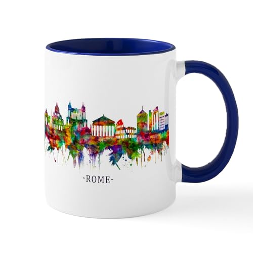 CafePress Rome Italy Skyline Mugs 11 oz (325 ml) Ceramic Coffee Mug