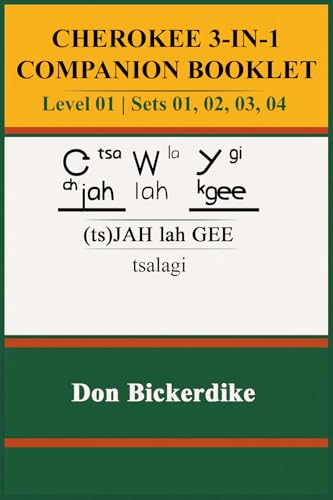 CHEROKEE 3-IN-1 COMPANION BOOKLET: Level 01 | Sets 01, 02, 03, 04