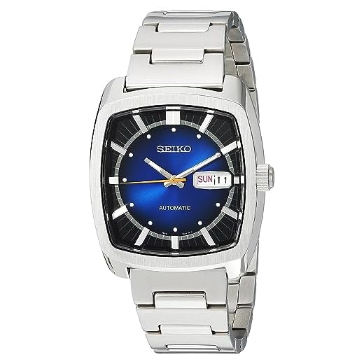 SEIKO Relógio masculino SNKP23 RECRAFT Series mostrador analógico automático prata, Prata, Corda Automática